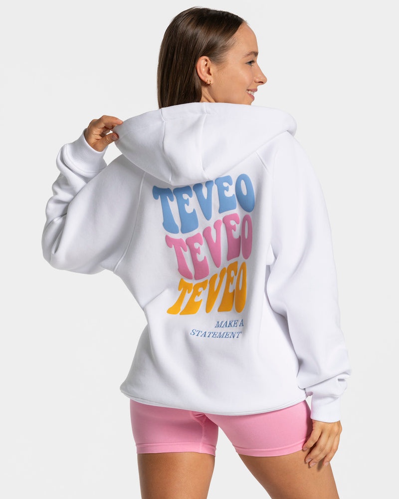 Teveo Candy Oversized レディース ジャケット 白 | ZET-2384