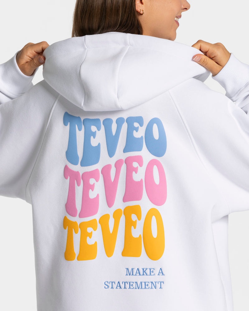 Teveo Candy Oversized レディース ジャケット 白 | ZET-2384