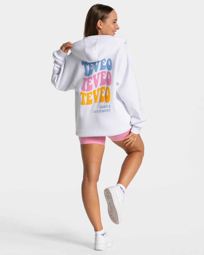 Teveo Candy Oversized レディース ジャケット 白 | ZET-2384