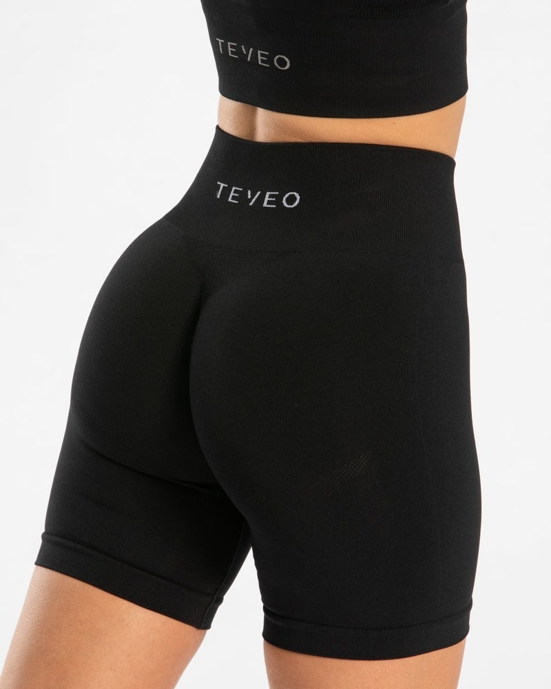 Teveo Classy レディース ショートパンツ 黒 | OBL-4820