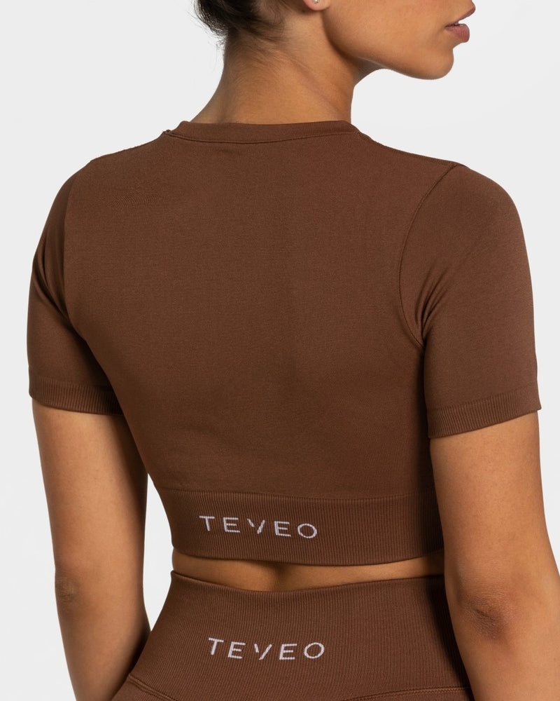 Teveo Sensation Crop レディース トップス Caramel | XXX-9013