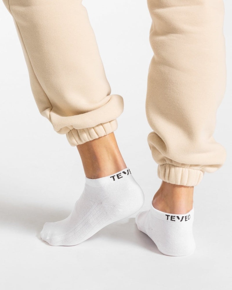 Teveo Sneaker (2pcs) レディース ソックス 白 | CGO-9970