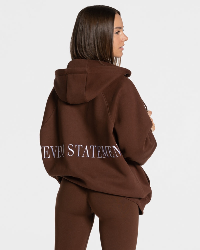 Teveo Statement Oversized レディース ジャケット コー​​ヒー | GVB-9403