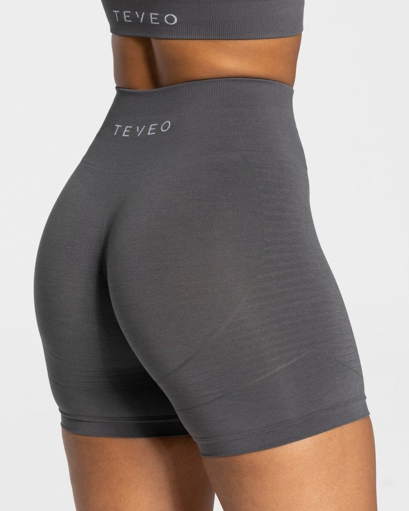 Teveo True レディース ショートパンツ 暗グレー | HLL-3606